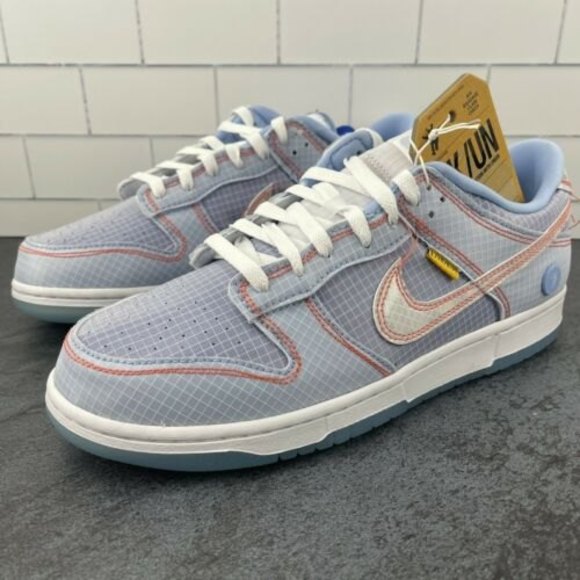 Nike Dunk Low Size 10.5 Mens Union LA Blue Argon Hyper Royal White Womens 12 - Picture 3 of 12